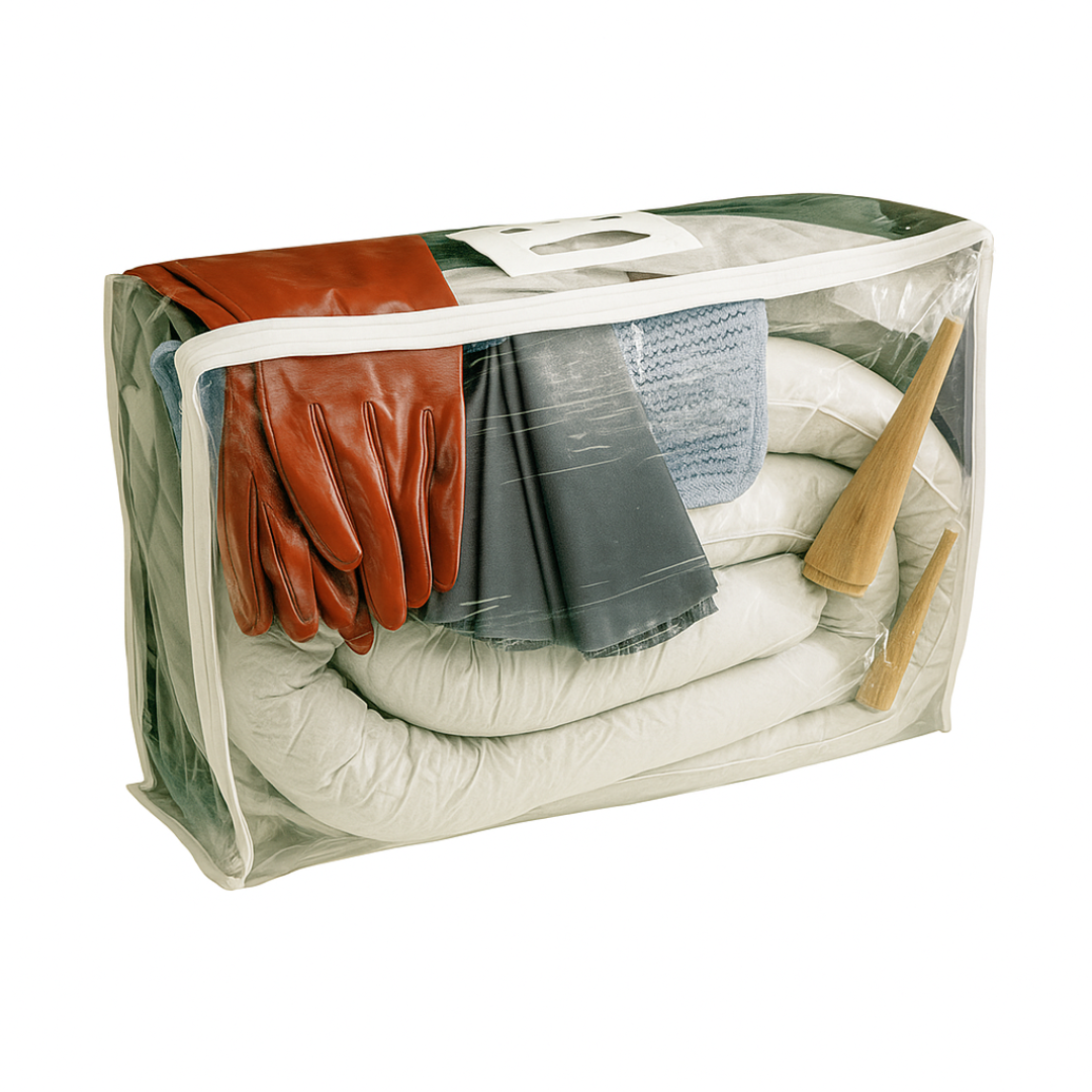 Kit absorbant en sac transparent