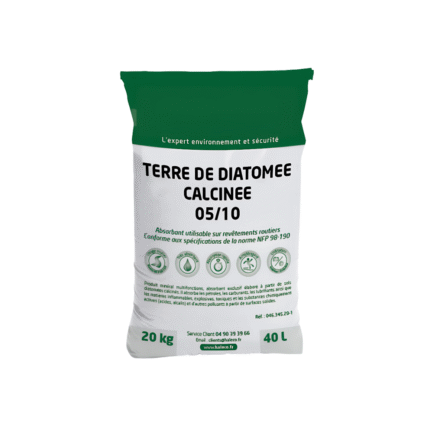 Terre de diatomée calcinée